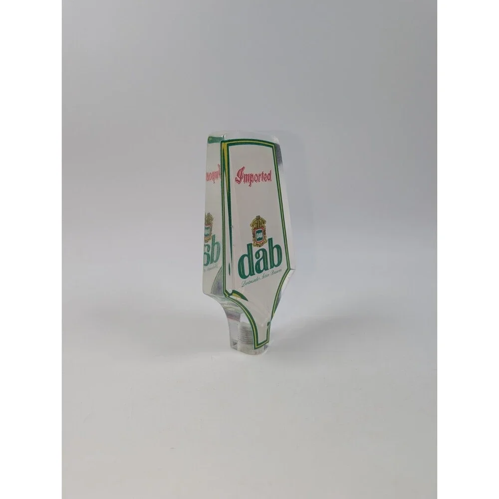 Vintage DAB Imported Beer Tap Handle Acrylic